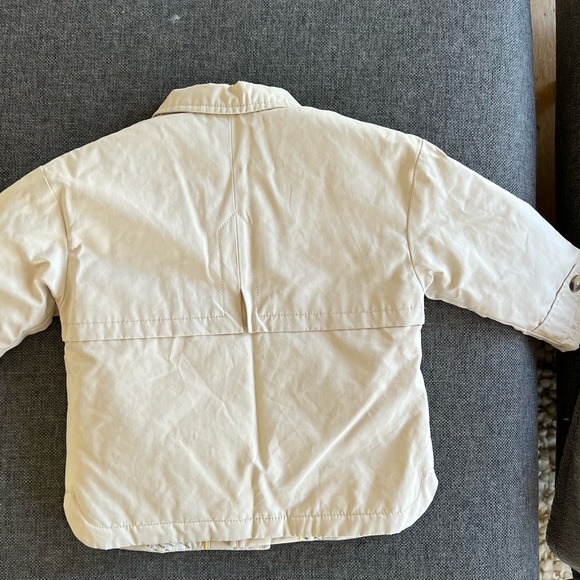 NEW Toddler Unisex Cream Colored Jacket - 12-18m - Picture 3 of 6
